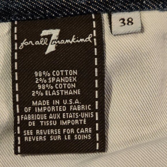 7 For All Mankind “Austyn” Straight Leg Jeans Men’s Size 38 - Picture 4 of 12